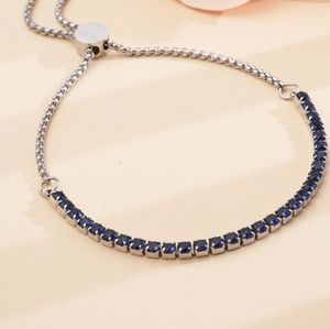 NWT Blue Cubic Zirconia Sapphire Bracelet & Earrings